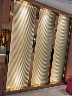 Booth 3 Dimensional Backlit 1sqm Decorative Fused Glass