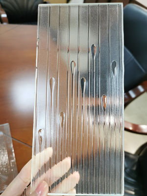 3D Patterned Fused Cubicles SGCC Shower Enclosure Glass