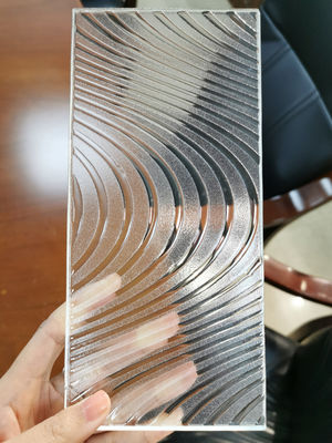 3D Patterned Fused Cubicles SGCC Shower Enclosure Glass
