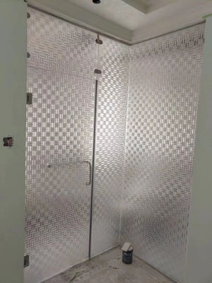 Screen Partition Ultra Clear 12mm Decorative Fused Glass