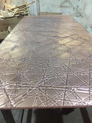Screen Partition Ultra Clear 12mm Decorative Fused Glass