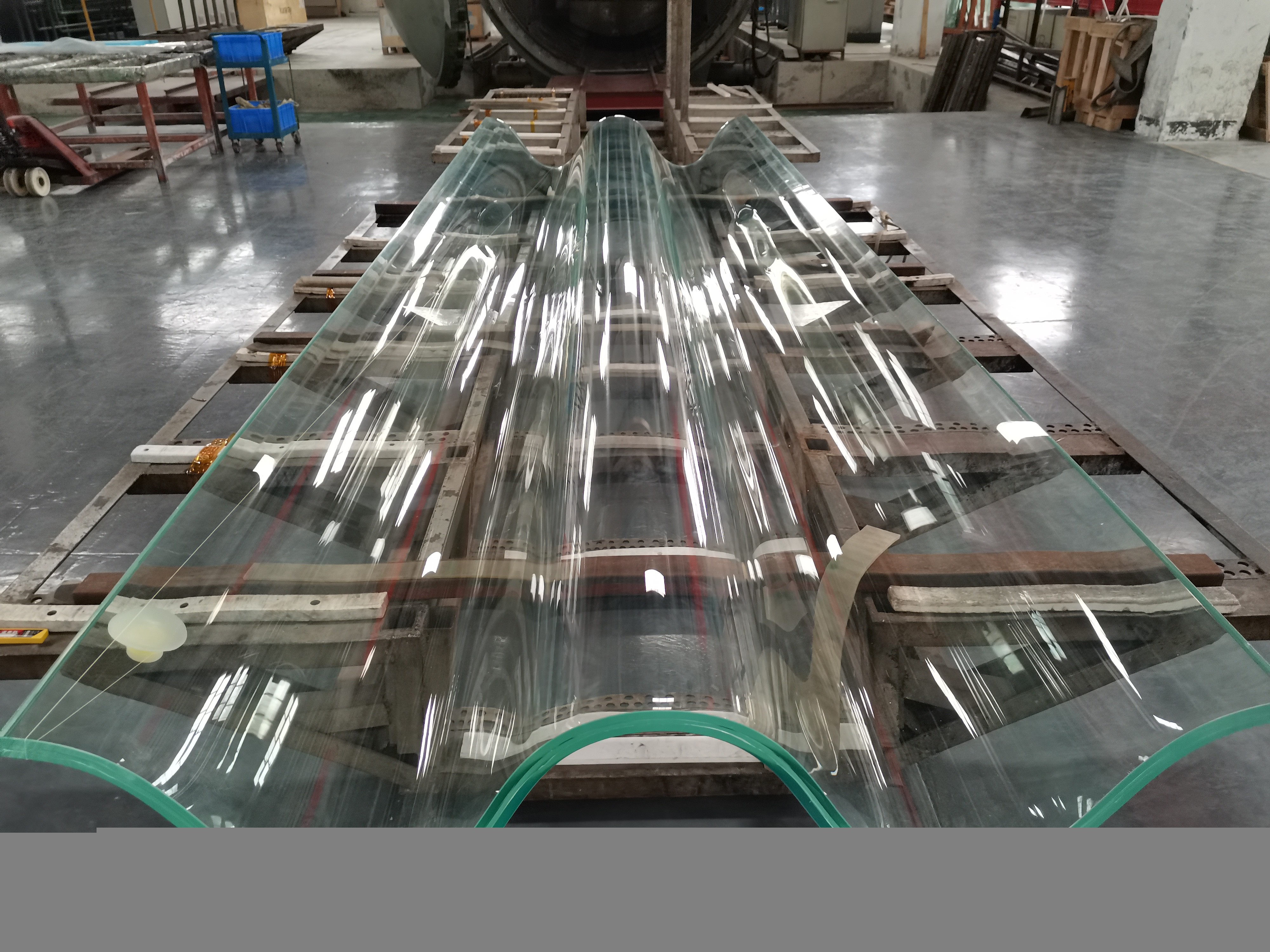 UV Protection Tall Skylight PVB Irregular Shaped Glass